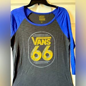 Vans quarter sleeve t-shirt “66” logo